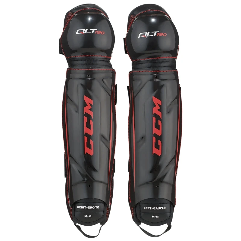 CCM Quicklite 190 Dek Ball Hockey Shin Guards - Senior