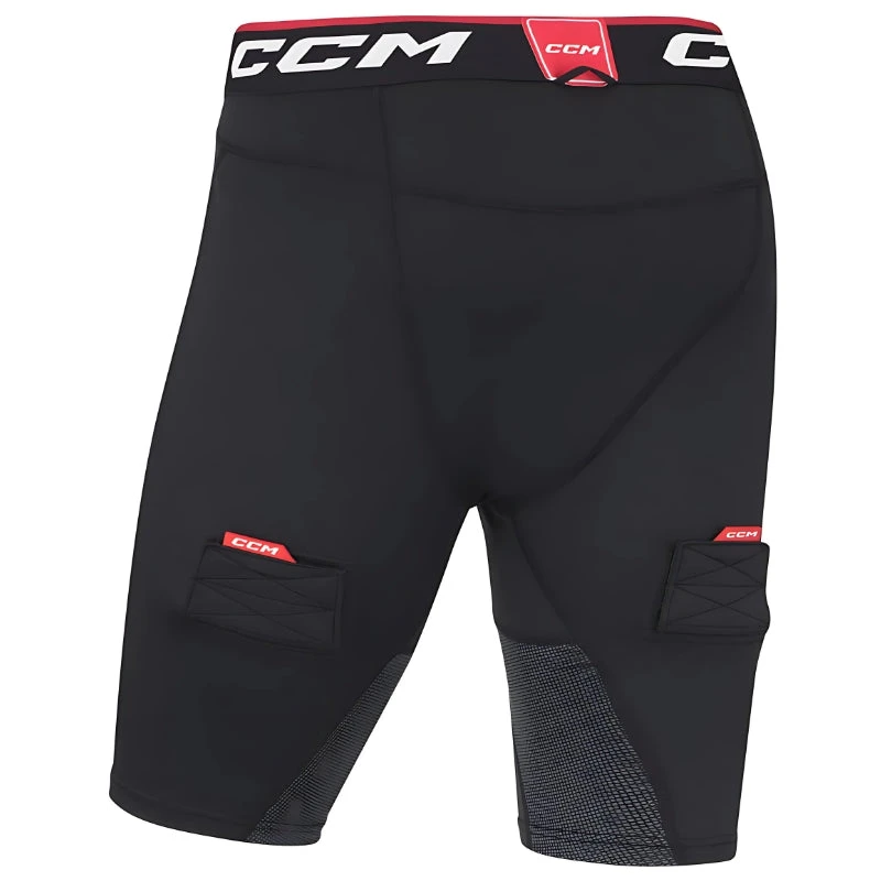 CCM Hockey Compression Jock Short With Tabs - Senior - Image 2