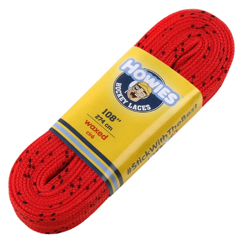 Howies Coloured Waxed Hockey Skate Laces - Image 2