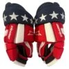 Eagle Aero Red/White/Blue USA Custom Gloves - Senior