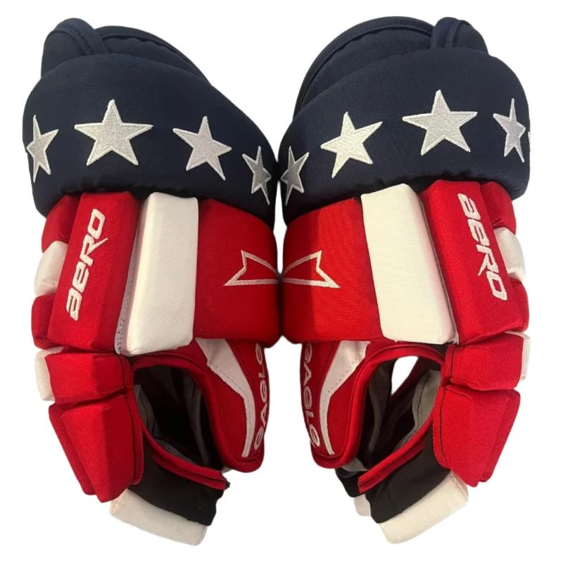 Eagle Aero Red/White/Blue USA Custom Gloves - Senior