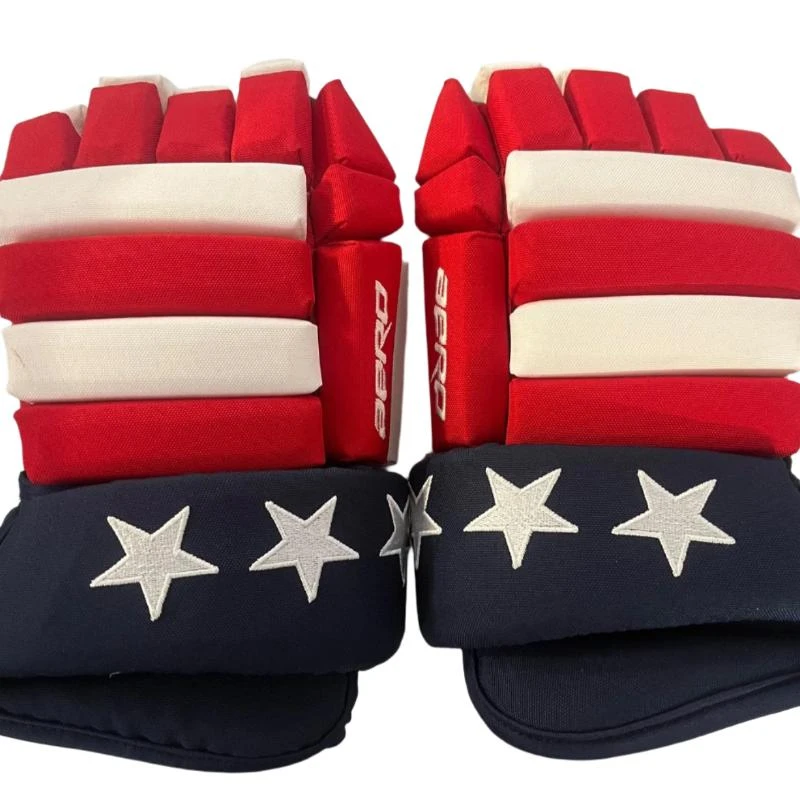 Eagle Aero Red/White/Blue USA Custom Gloves - Senior - Image 2