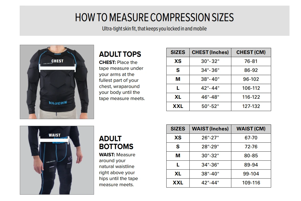 Vaughn Velocity V10 Padded Goalie Compression Pants - Senior - Image 3