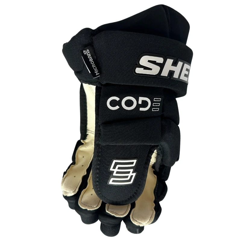 Sherwood Code Encrypt Pro Hockey Gloves - BOS OFF - Senior - Image 2
