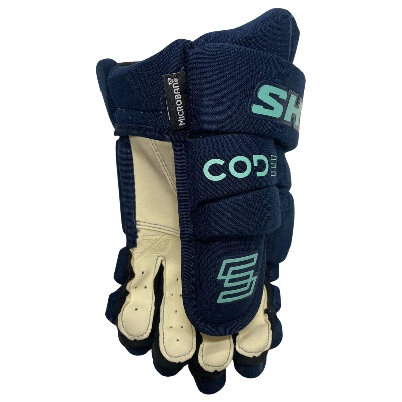 Sherwood Code Encrypt Pro Hockey Gloves - SEA OFF - Senior - Image 2