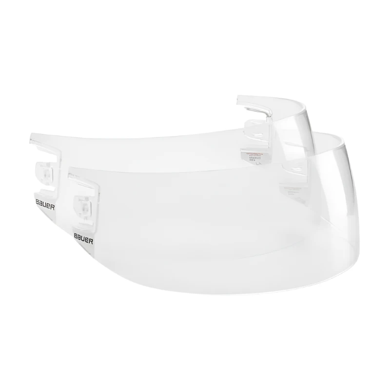 Bauer Pro-Clip 2-Pack Replacement Visors - Straight - Clear