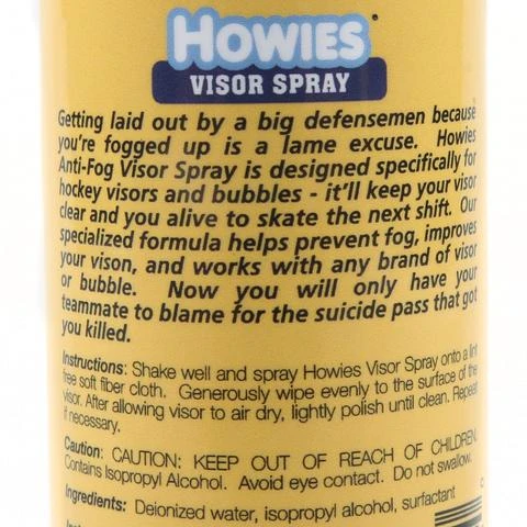 Howies Hockey Anti-Fog Visor Spray - Image 2
