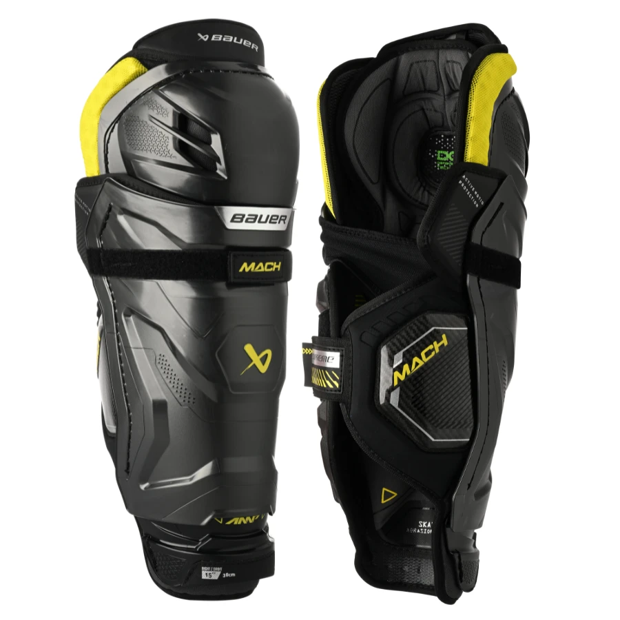 Bauer Supreme Mach Hockey Shin Guards - Senior (2023)