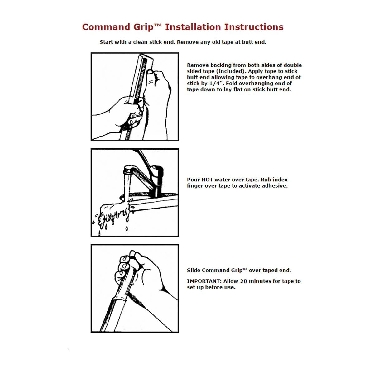 Tacki-Mac Command Wrapped Big Butt Stick Grip - Image 2