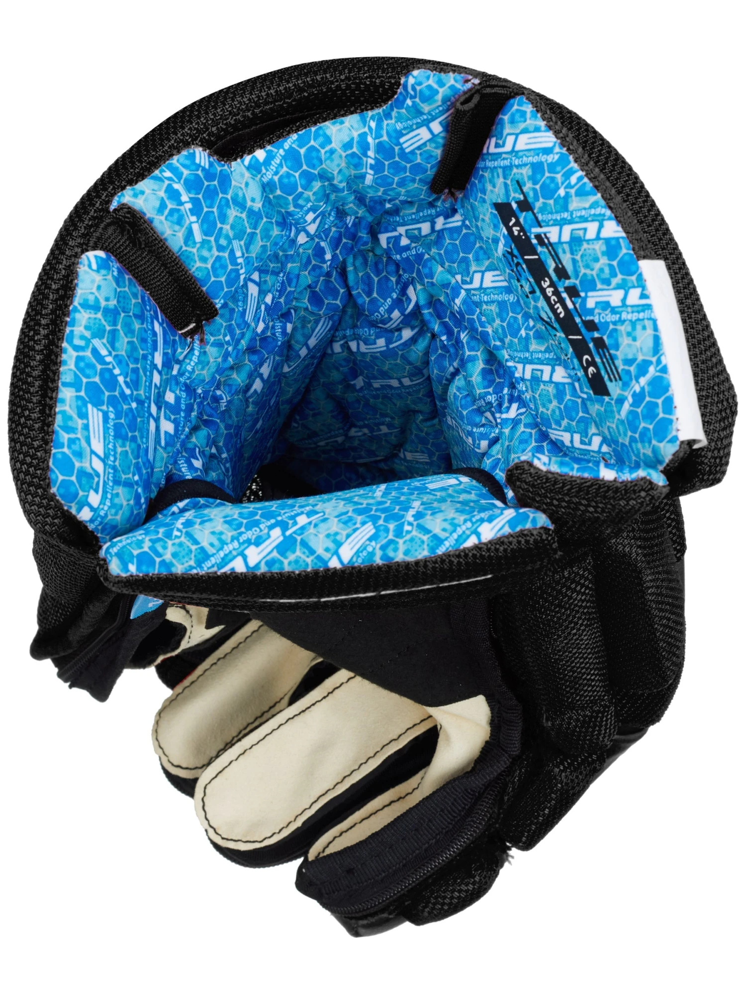 True Hockey True XC7 Pro Z-Palm Hockey Gloves - Junior - Image 3